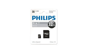 Philips 32GB microSDHC pomnilniška kartica + SD adapter