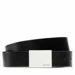Calvin Klein Moški pas Formal Plaque Belt 3.5cm K50K504309 Črna