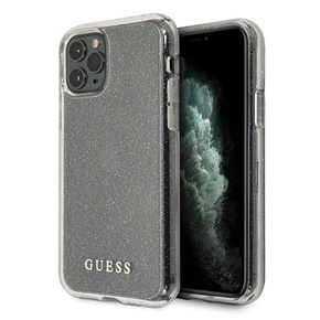 Guess GUHCN65PCGLSI iPhone 11 Pro Max srebrn/srebrn trdi ovitek Glitter
