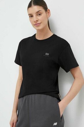 Bombažna kratka majica Napapijri črna barva - črna. Kratka majica iz kolekcije Napapijri. Model izdelan iz tanke