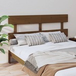 shumee Vzglavje postelje, medeno rjava, 164x3x81 cm, masivni borov les
