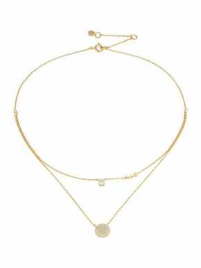 Ogrlica Michael Kors - zlata. Ogrlica iz kolekcije Michael Kors. Model z okrasnimi elementi