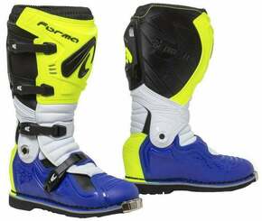 Forma Boots Terrain Evolution TX Yellow Fluo/White/Blue 42 Motoristični čevlji