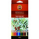 WEBHIDDENBRAND Koh-i-noor Crayons MONDELUZ akvarelni set 12 kosov v papirnati škatli