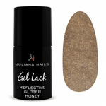 Juliana Nails Gel lak Reflective Glitter Honey zlata z bleščicami No.738 6ml