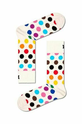 Nogavice Happy Socks Pride Dots Sock bela barva - bela. Nogavice iz kolekcije Happy Socks. Model izdelan iz vzorčastega materiala.