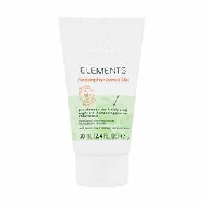 Wella Professionals Elements Purifying Pre-Shampoo Clay maska za lase za mastne lase 70 ml