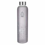 Siva steklena steklenica za vodo 750 ml Mřížka – Orion