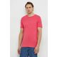 Bombažna kratka majica United Colors of Benetton moški, roza barva - roza. Lahkotna majica iz kolekcije United Colors of Benetton, izdelana iz tanke, elastične pletenine. Model je izdelan iz bombaža z dolgimi vlakni, kar zagotavlja visoko...