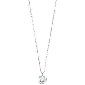Lotus Silver Romantična srebrna ogrlica s srcem LP3092-1 / 1 (veriga