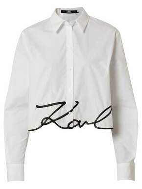 Bombažna srajca Karl Lagerfeld ženska