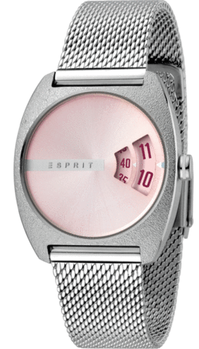 Esprit Disc Pink Silver Mesh ES1L036M0055