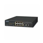 Planet GSD-1008HP switch, 10x/8x, rack mountable