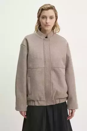 Jakna Answear Lab bež barva - bež. Jakna iz kolekcije Answear Lab. Nepodložen model