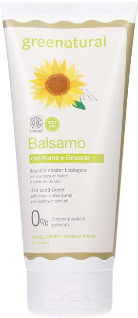 "Greenatural Balzam za lase karite in sončnica - 200 ml"