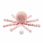 NATTOU Prva igračka za otroško hobotnico PIU PIU Lapidou stara roza / svetlo roza 0m +