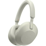 Sony WH1000XM5S.CE7 aktivni filter hrupa, Bluetooth slušalke, srebrne barve