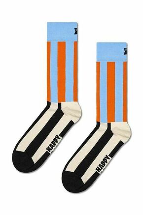 Nogavice Happy Socks Striped Sock - pisana. Nogavice iz kolekcije Happy Socks. Model izdelan iz elastičnega