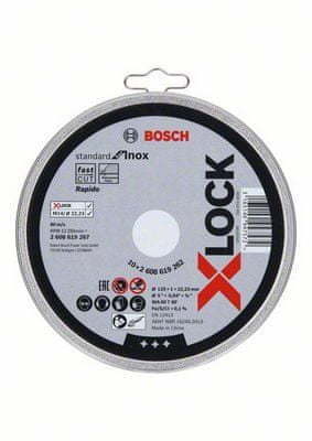 BOSCH Professional rezalna plošča X-LOCK Standard for Inox 125x1x22.23mm