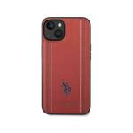US Polo U.S. Polo usnjen ovitek USHCP14SPFAR za iPhone 14 6.1 - rdeč