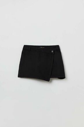 Bombažne kratke hlače OVS siva barva - siva. Otroški kratke hlače iz kolekcije OVS. Model izdelan iz enobarvnega materiala.