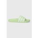 Natikači adidas Originals Adilette ženski, zelena barva, IE3048 - zelena. Natikači iz kolekcije adidas Originals. Model je izdelan iz sintetičnega materiala. Model z mehkim, oblikovanim vložkom zagotavlja udobje.