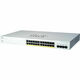 Cisco stikalo CBS220-24P-4G (24xGbE, 4xSFP, 24xPoE , 195W)