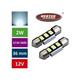 Amio avto led žarnica (sijalka) c5w 36mm 3 smd 5730 canbus 2w 2 kosa
