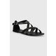 Usnjeni sandali Vagabond Shoemakers TIA 2.0 ženski, črna barva, 5731-001-20 - črna. Sandali iz kolekcije Vagabond Shoemakers. Model je izdelan iz naravnega usnja. Model z usnjeno notranjostjo, ki je udobna za noge.
