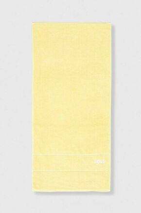 Bombažna brisača BOSS 50 x 100 cm - rumena. Bombažna brisača iz kolekcije BOSS. Model izdelan iz tekstilnega materiala.