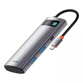 BASEUS Metal Gleam HUB adapter USB-C - 2x USB