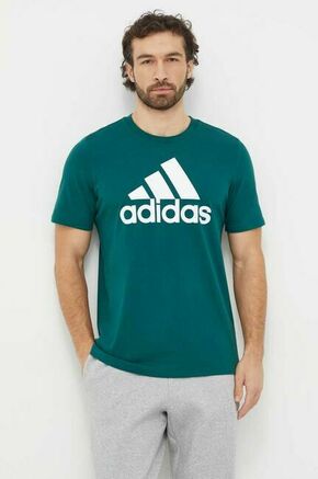 Bombažna kratka majica adidas moški