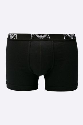Emporio Armani Underwear boksarice (2-Pack) - črna. Boksarice iz kolekcije Emporio Armani Underwear. Model izdelan iz gladke
