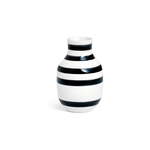 Črno-bela keramična vaza Kähler Design Omaggio, višina 12,5 cm