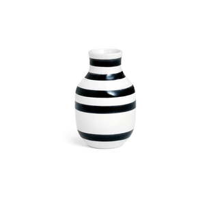 Črno-bela keramična vaza Kähler Design Omaggio