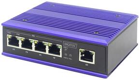Digitus Professional industrijsko 4-portno stikalo Fast Ethernet PoE + 1 uplink vrata