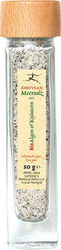 Khoysan Meersalz Morska sol z BIO morskimi algami in zelišči - 50 g