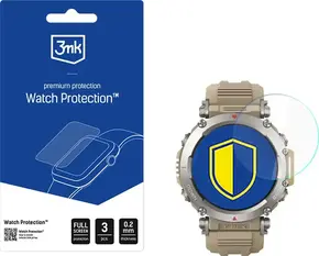 Zaščitno kaljeno steklo 3mk Watch Protection hibridno kaljeno steklo za Amazfit T-Rex Ultra