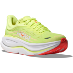 HOKA Tekaški čevelj 'BONDI 9' neonsko zelena / neonsko oranžna / bela 30653195