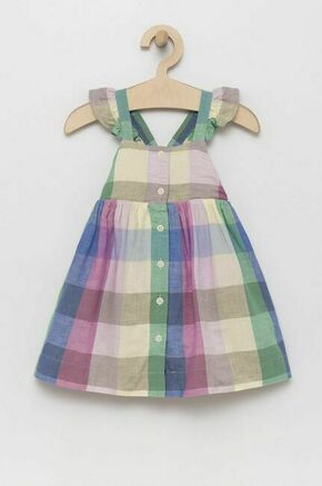 GAP otroška obleka s seno - pisana. Otroška obleka iz kolekcije GAP. Širok model