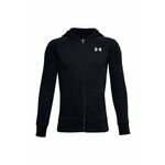 Under Armour Pulover UA RIVAL COTTON FZ HOODIE-BLK XL