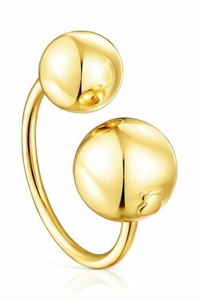 Srebrni prstan Tous - zlata. Prstan iz kolekcije Tous. Model z okrasnim elementom
