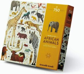 Puzzle Svet afriških živali 750 Crocodile Creek