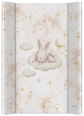 CEBA 2-kotna previjalna podloga s fiksno desko (50x70) Ultra Light Sleepy Bunny