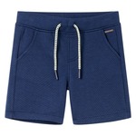 vidaXL Otroške kratke hlače z vrvico temno modra 92