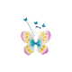 WEBHIDDENBRAND Carnival Toys metulj, krila + obroč + palica, VR. 06320