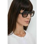Sončna očala Chloé ženska, rjava barva, CH0222S - rjava. Sončna očala iz kolekcije Chloé. Model s toniranimi stekli in okvirji iz plastike. Ima filter UV 400.