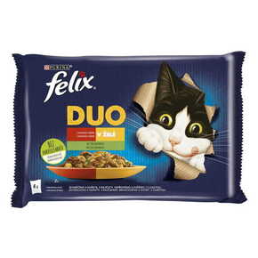 Felix hrana za mačke Fantastic DUO jagnjetina in piščanec s paradižnikom
