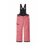 Otroške hlače Reima roza barva - roza. Otroški Hlače iz kolekcije Reima. Model izdelan iz enobarvne tkanine.