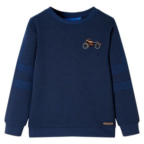 VidaXL Otroški pulover nežno mornarsko modra melange 92